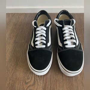 Vans Black and White Sneakers